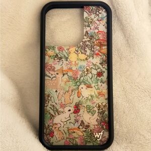 Floral Animal Print Phone Case Wildflower iphone 16 pro